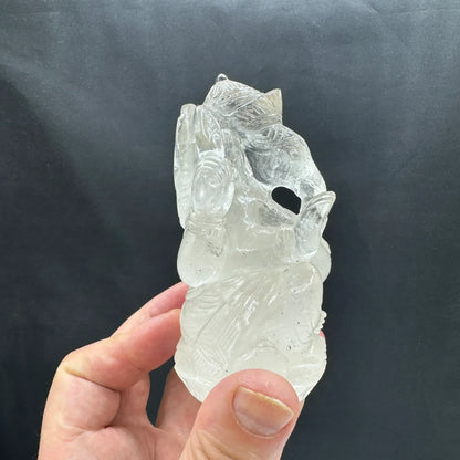 Dios Ganesha Ganesh Ganapati 600 g. cuarzo - Munay Minerales Palma de Mallorca Spain 