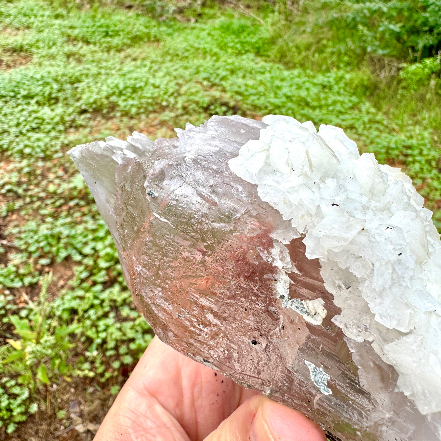 Cuarzo Himalaya con elbaita