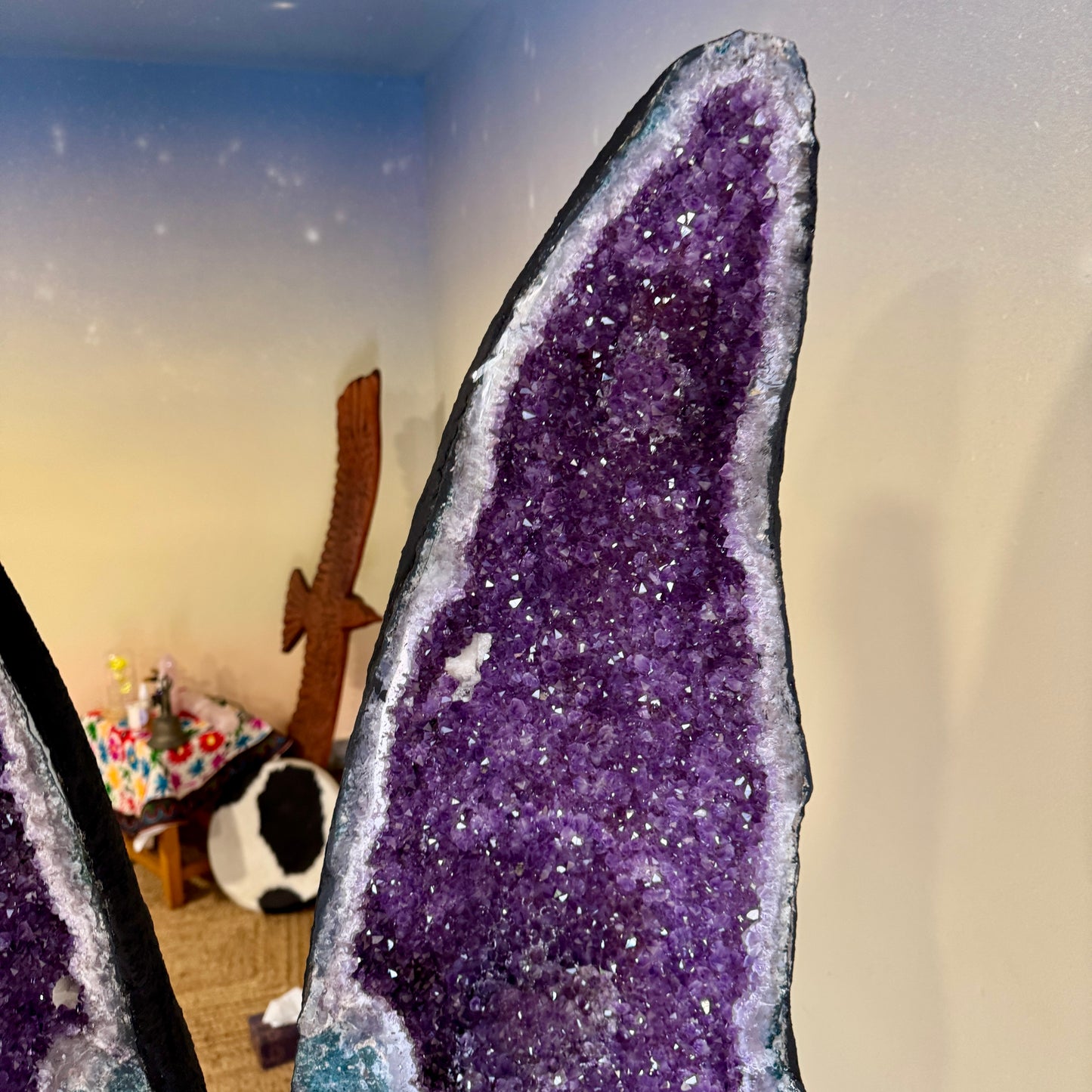 Geoda de amatista alas de ángel mariposa 110 kg. (Consultar precio)