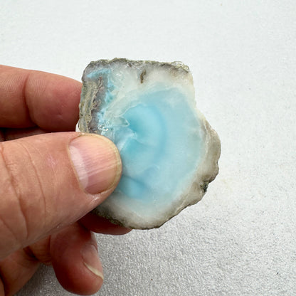 Larimar rodaja Munay Minerales Mallorca