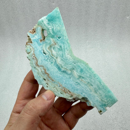 Aragonita azul rodaja Munay Minerales Mallorca