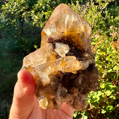 Cuarzo Himalaya con rutilo rojo sagenita Pakistán