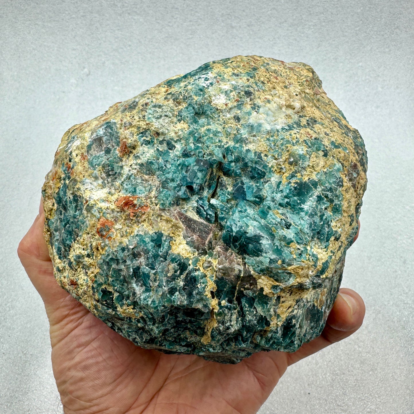 Apatita azul 2,7 kg. Munay Minerales