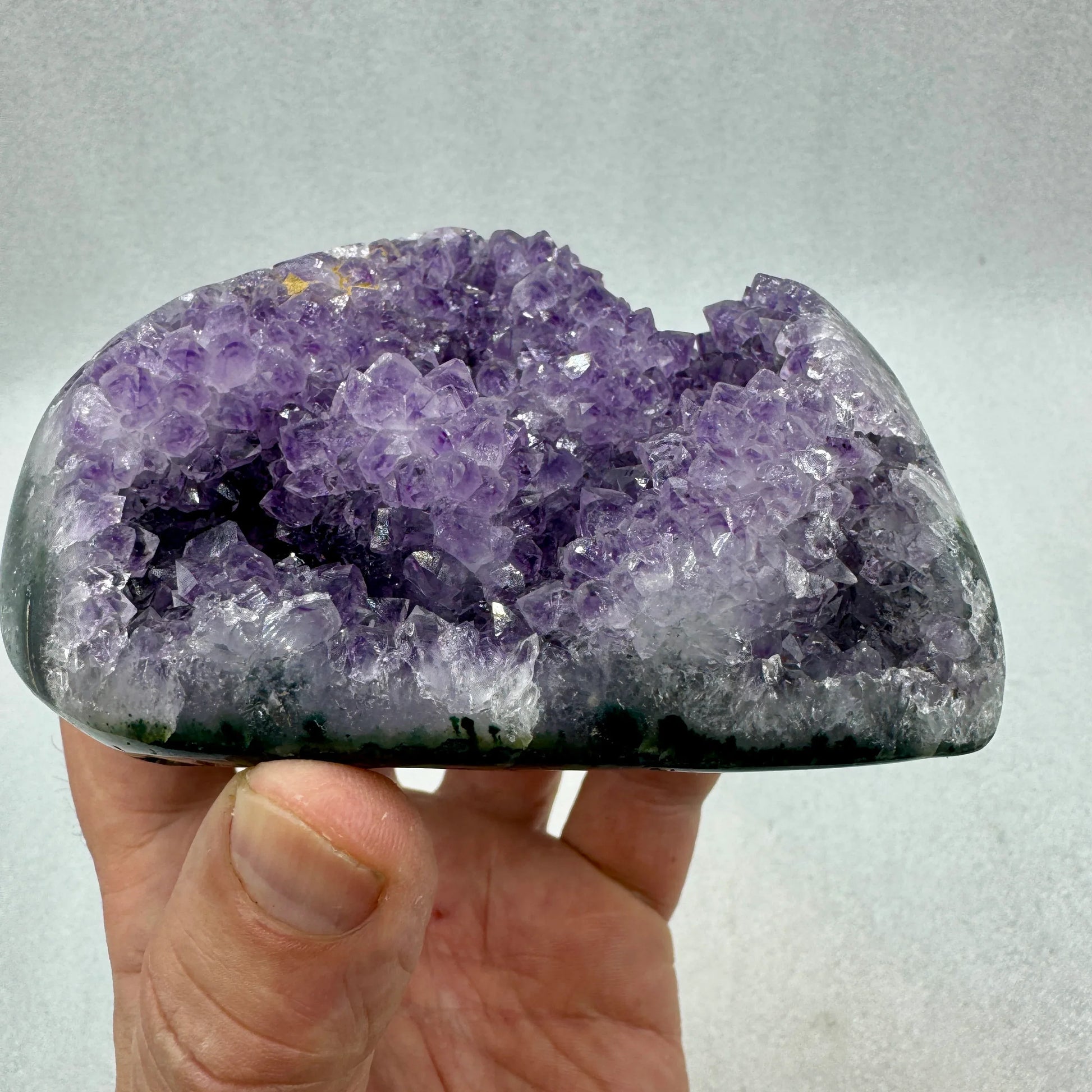 Drusa de amatista corazón - MUNAY MINERALES MALLORCA