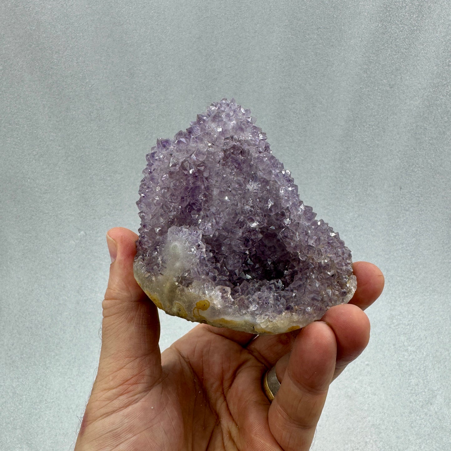 Drusa de amatista estalactita Flores del Alma Ojos del Espíritu