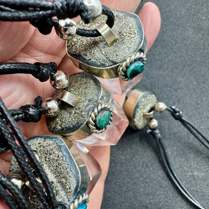 Munay Minerals Mallorca quartz pendants