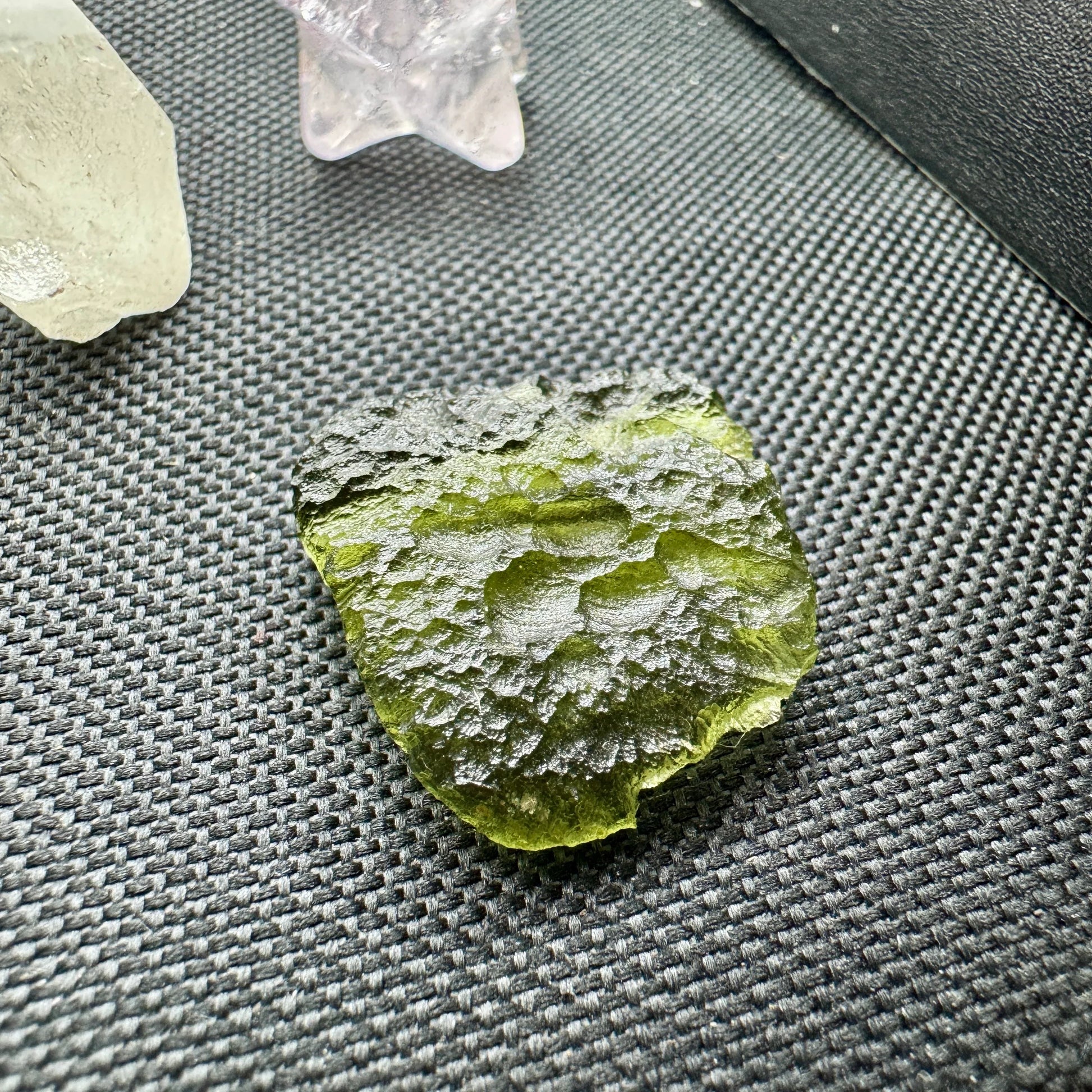 Moldavita tektita impactita Moldavite - Munay Minerales Palma de Mallorca Spain 