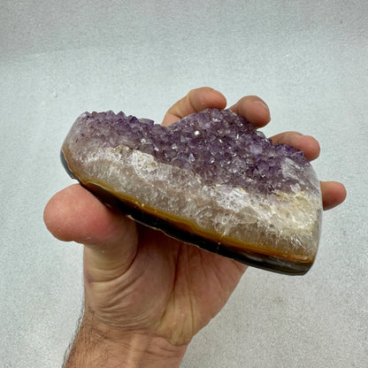 Drusa de amatista corazón Munay Minerales - MUNAY MINERALES MALLORCA