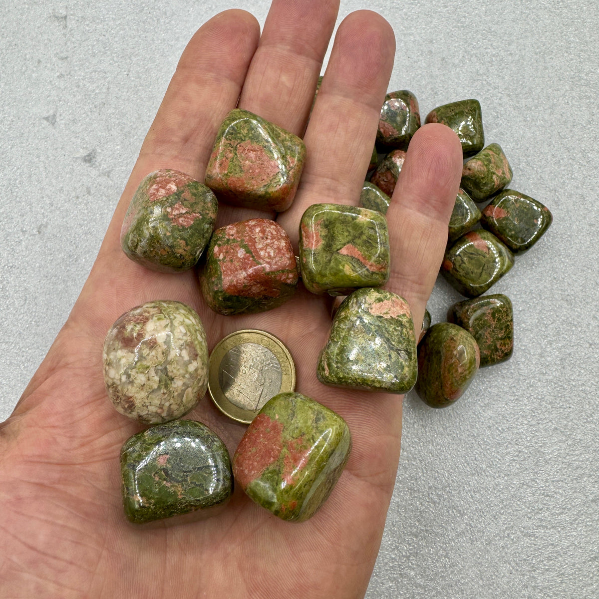 Unakita rodados Munay Minerales Mallorca Munay Minerales Mallorca