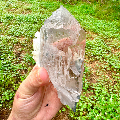 Cuarzo Himalaya con elbaita