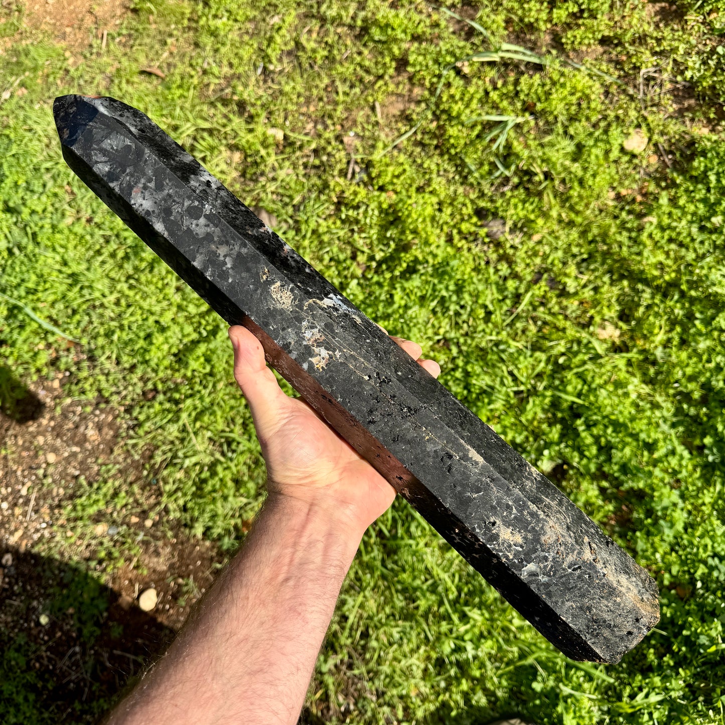 Cuarzo turmalinado 53 cm.