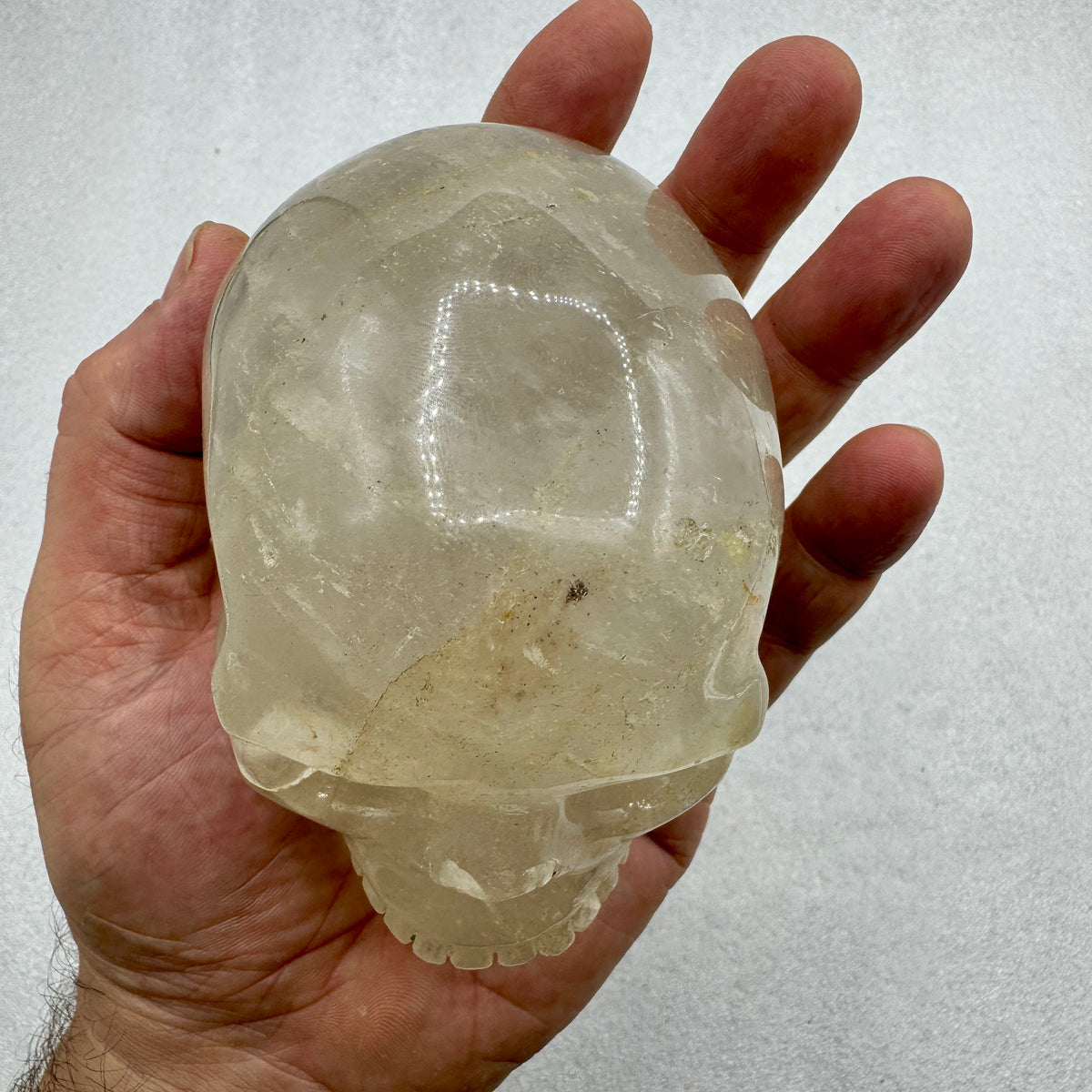 Cráneo calavera de cuarzo Munay Minerales Mallorca