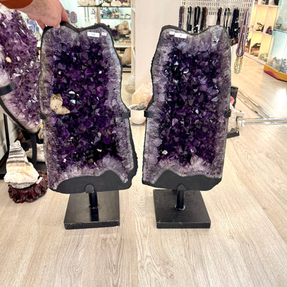 Complete amethyst geode, 2 pieces, 74 kg. Premium quality from Uruguay.