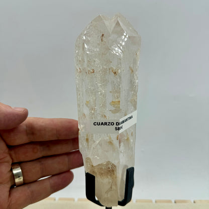 Cuarzo maestro fusionado de Diamantina Brasil