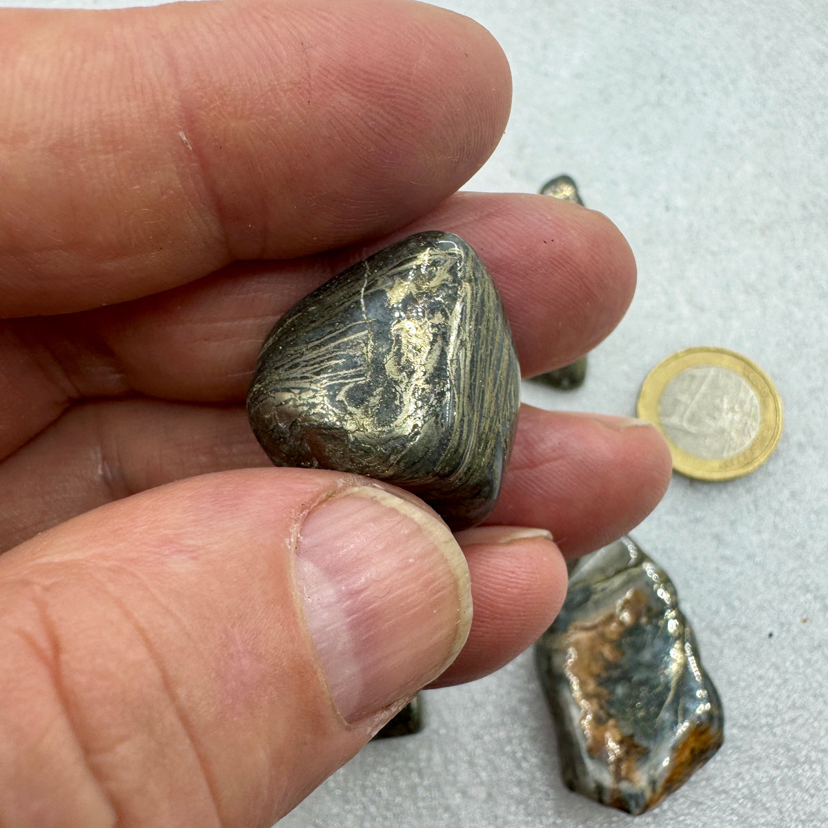 Pirita pluma Munay Minerales Mallorca