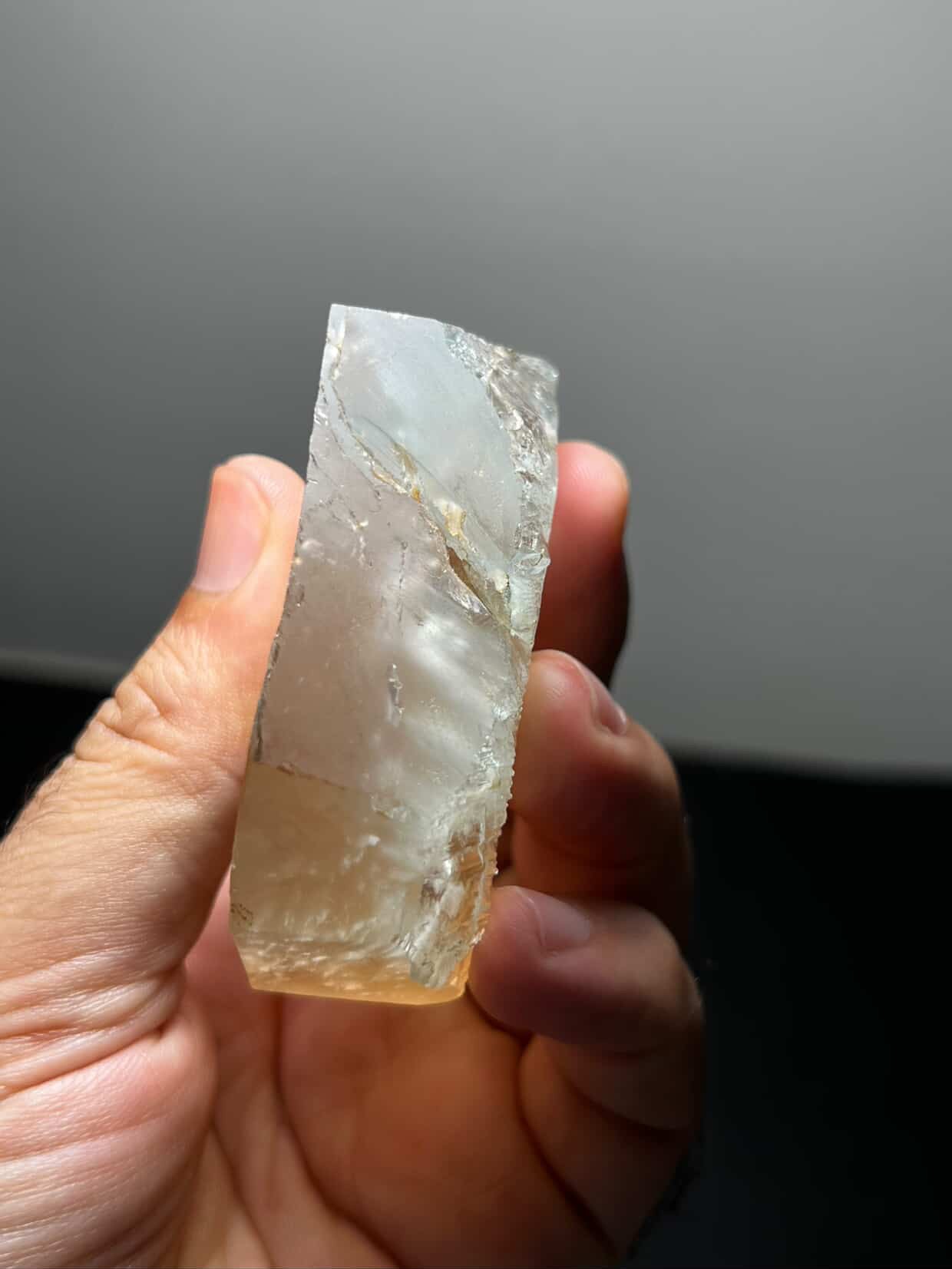 Topacio azul con mica Ucrania
