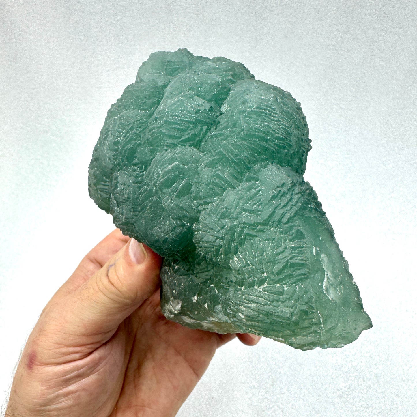 Fluorita verde botroidal