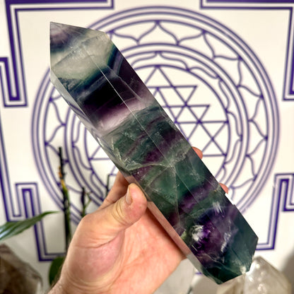 Multicolor Fluorite Generator Point