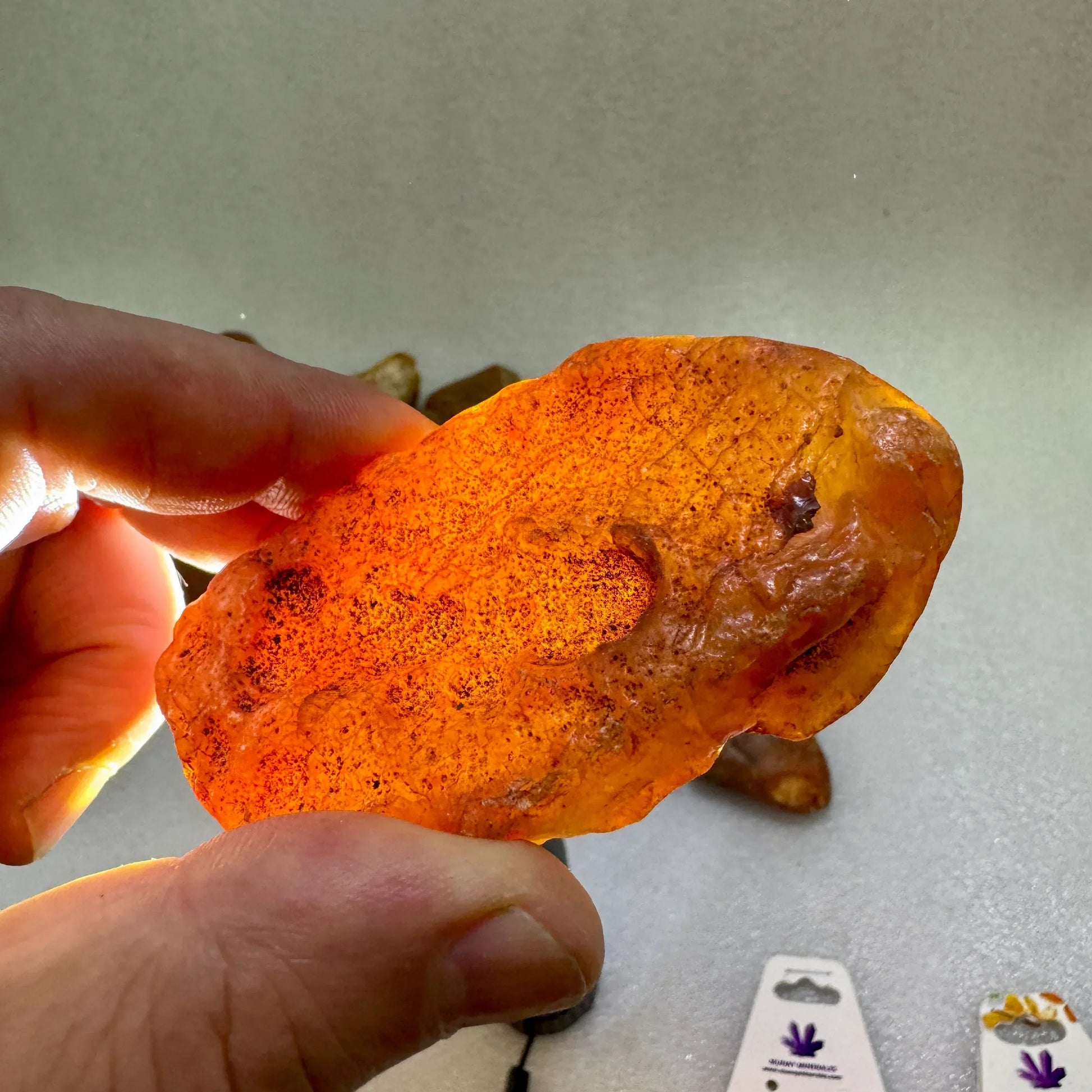 Ágata cornalina en bruto - Munay Minerales Palma de Mallorca Spain 