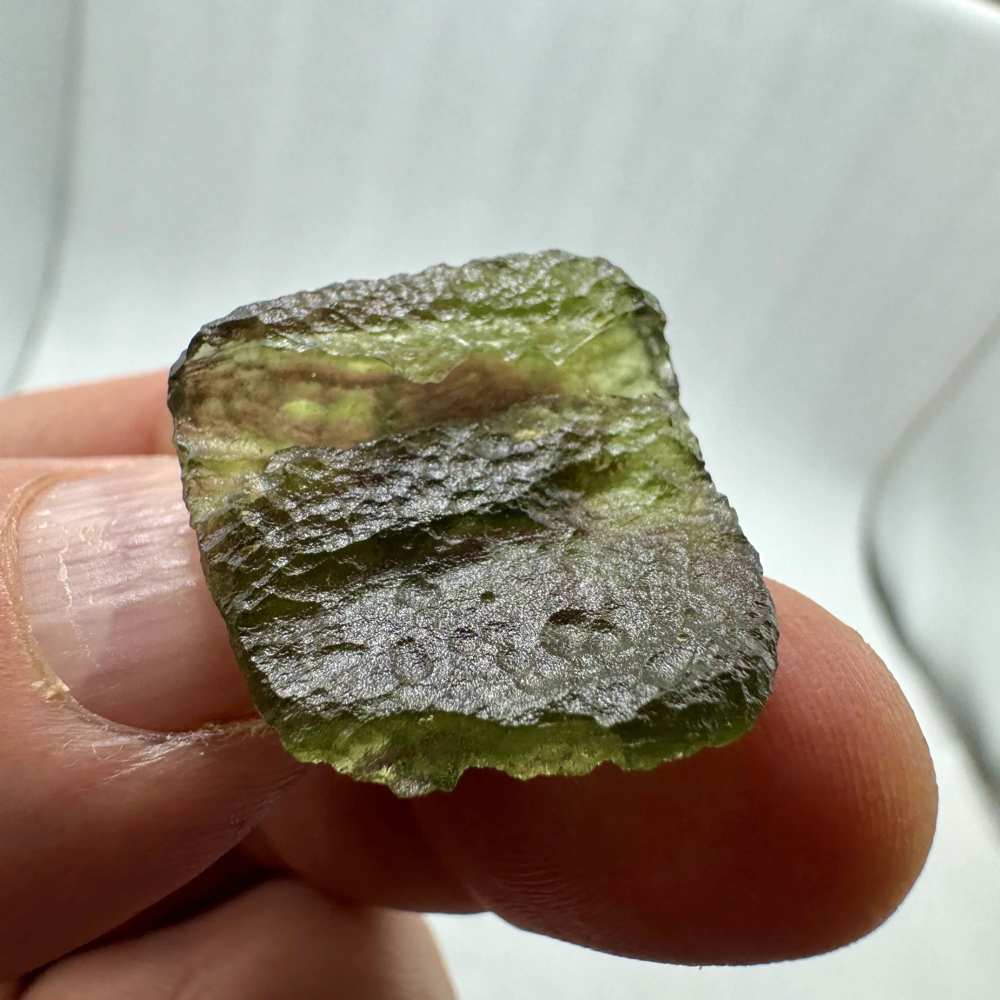 Moldavita tektita impactita Moldavite - Munay Minerales Palma de Mallorca Spain 