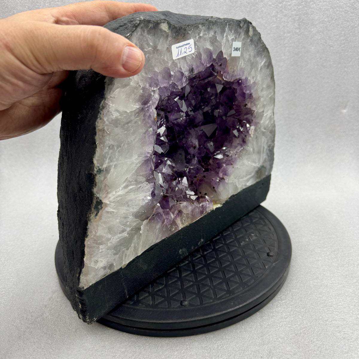 Geoda de amatista 11,2 kg. Munay Minerales Mallorca