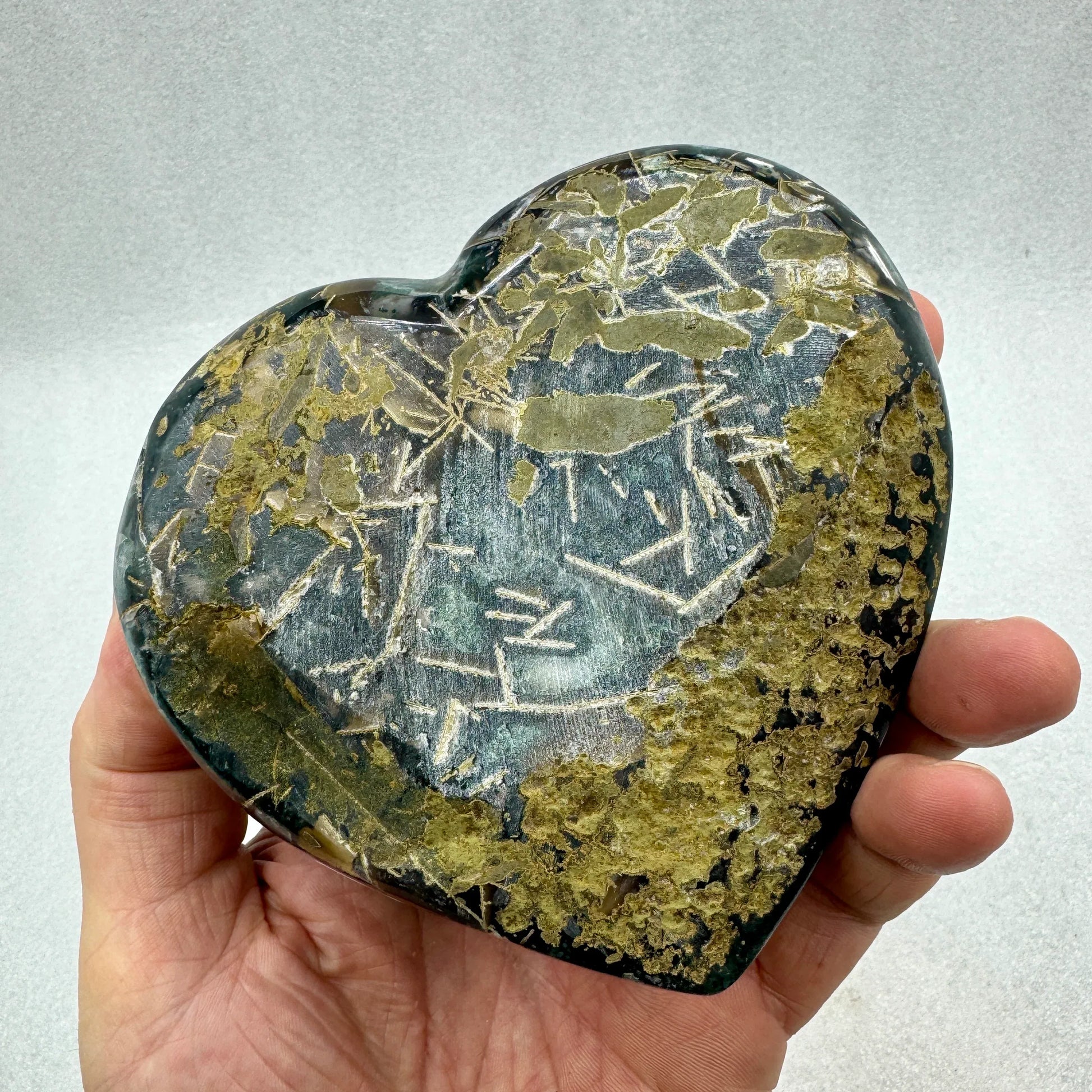 Drusa de amatista corazón - MUNAY MINERALES MALLORCA