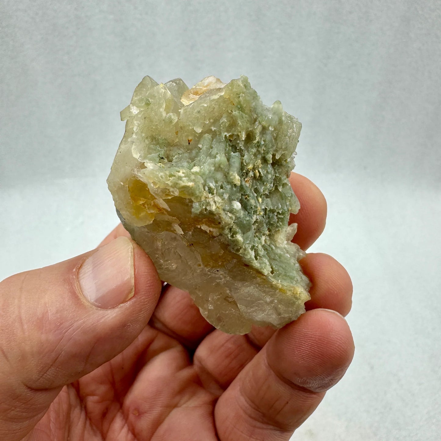 Prasiolita natural Murcia España - MUNAY MINERALES MALLORCA