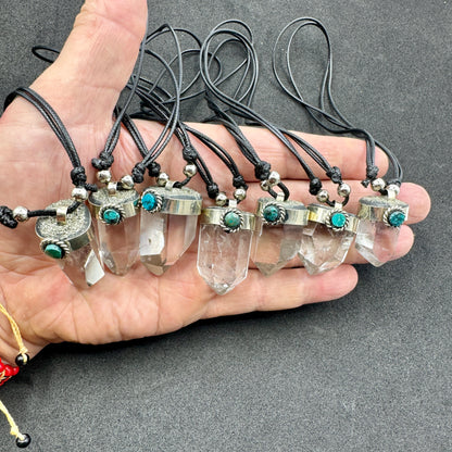 Munay Minerals Mallorca quartz pendants