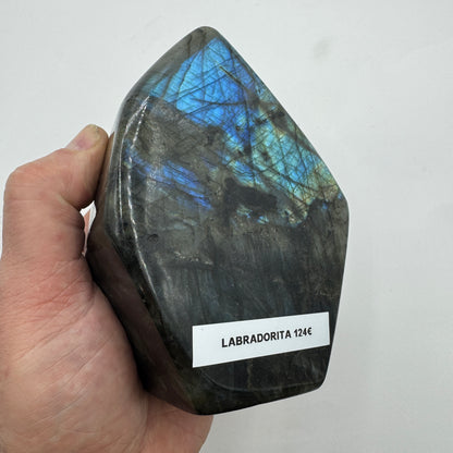 Polished labradorite 1.3 kg. Munay Minerals Mallorca