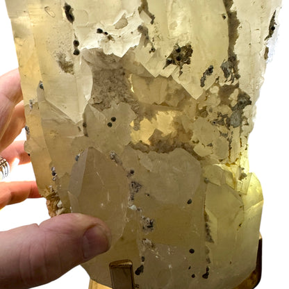 Citrino catedral natural Record keeper con hematitas y mica 13,1 kg.