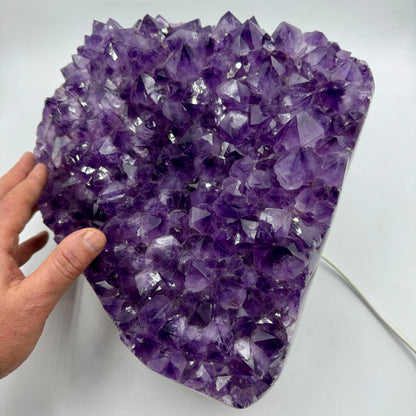 Amethyst druse, 14 kg. Munay Minerals, Mallorca