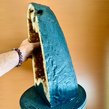 Geoda de citrino 15,3 kg.