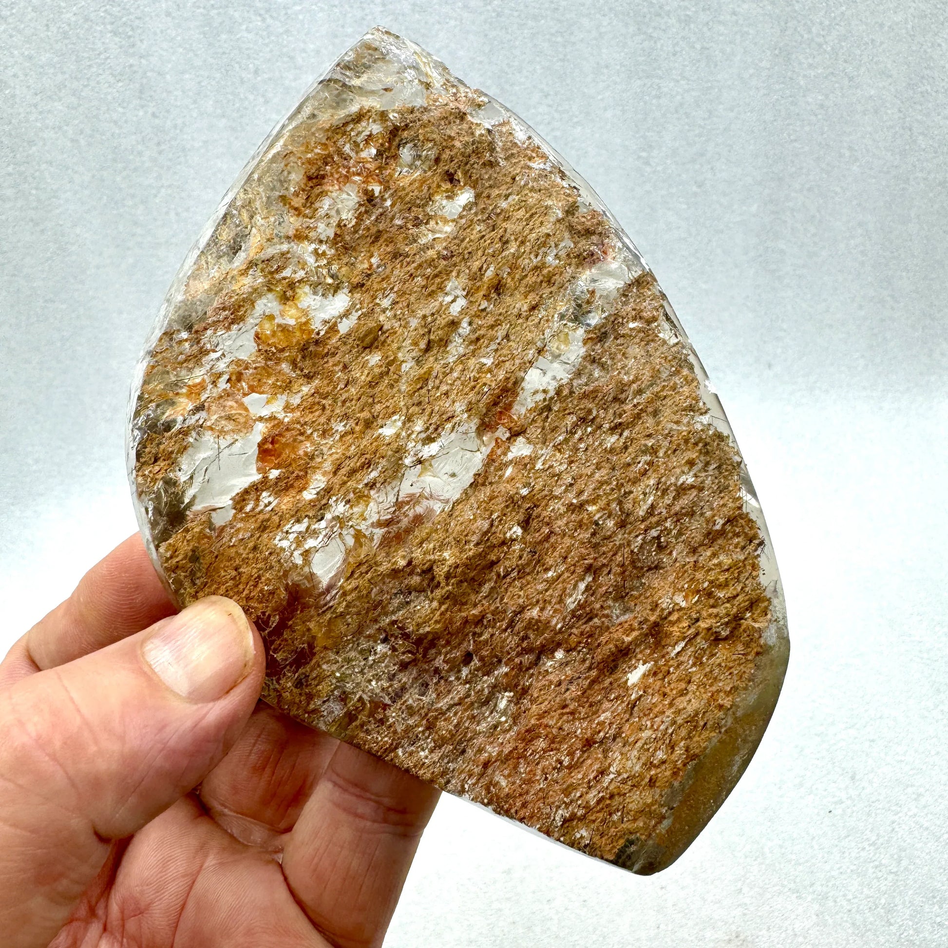 Cuarzo maestro chamánico con rutilo - MUNAY MINERALES MALLORCA