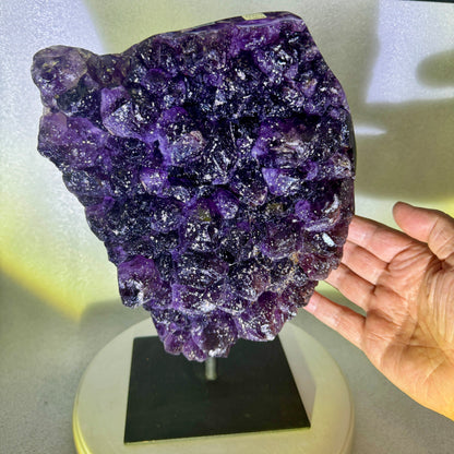 Drusa de amatista 7,9 kg. calidad extra Munay Minerales Mallorca