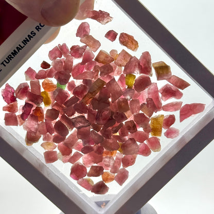 Turmalina rosa rubelita lote Munay Minerales Mallorca