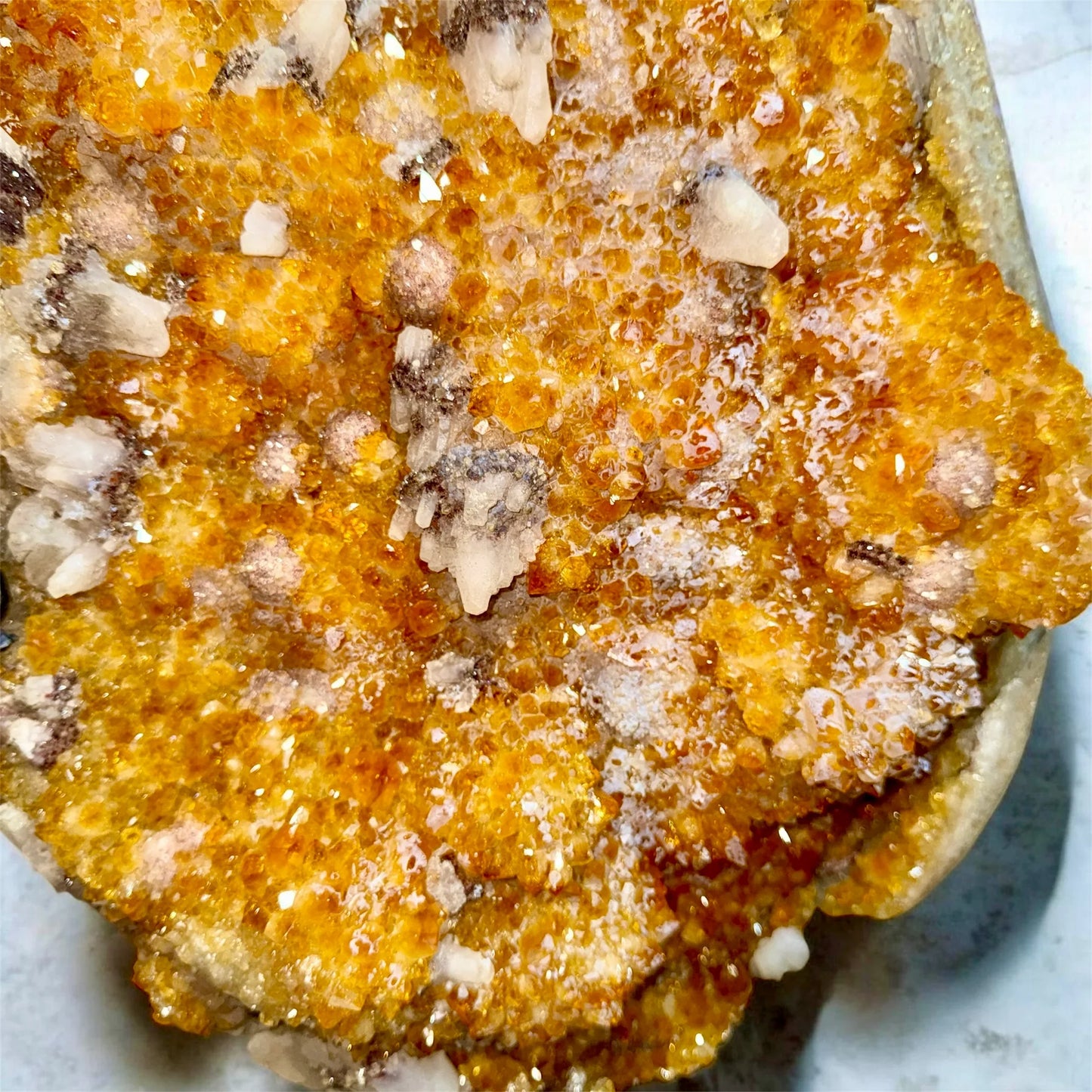 Drusa de citrino 14,5 kg. - Munay Minerales Palma de Mallorca Spain 