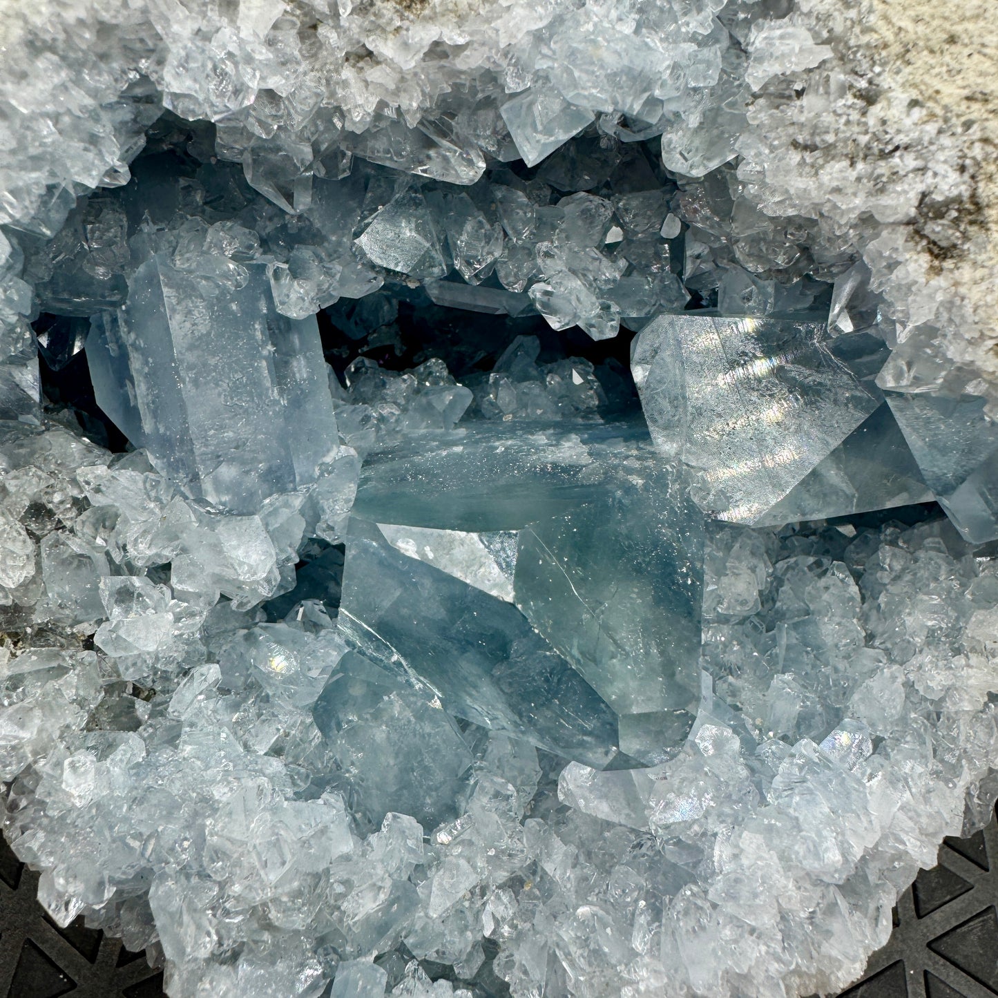 Celestina geoda Celestita 2,8 kg.