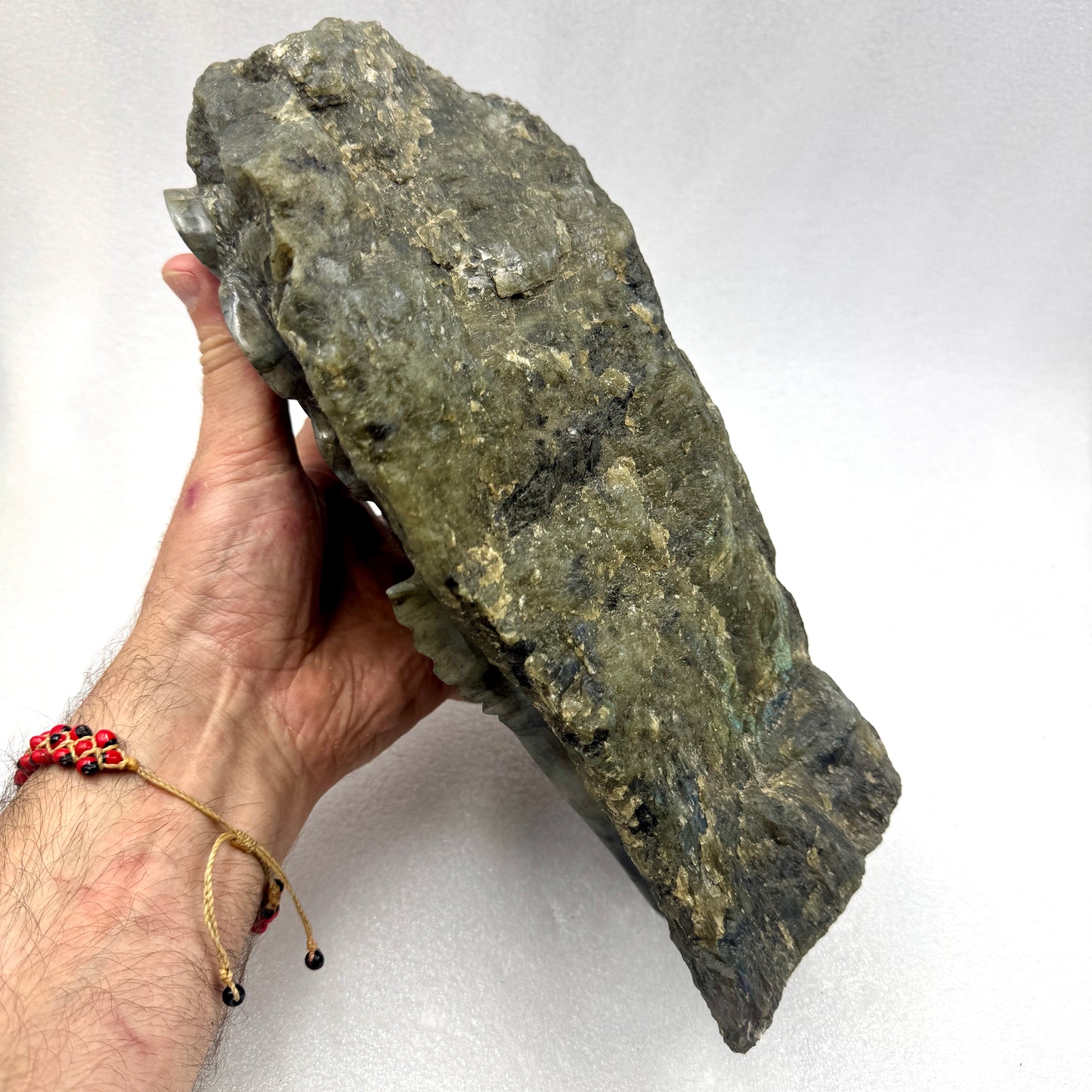 Labradorita semi pulida 8,7 kg.