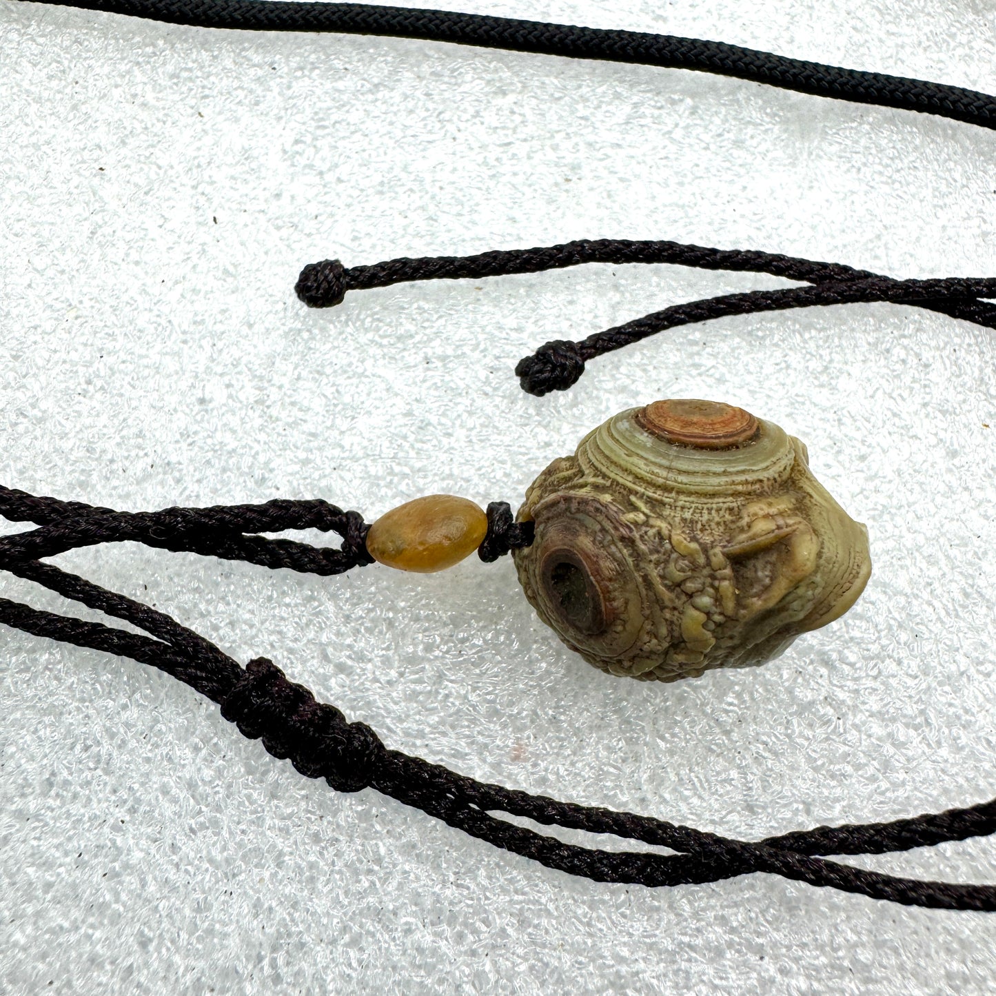 Ágata de Alashan desierto Gobi Mongolia colgante