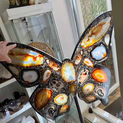 Mariposa de ágata Munay Minerales Mallorca