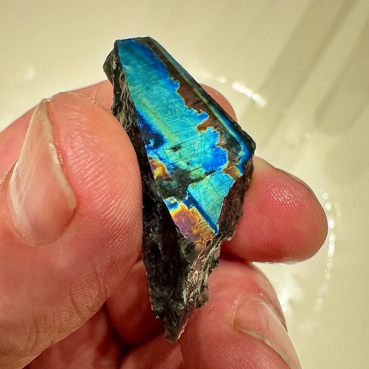 Espectrolita de Finlandia Munay Minerales Mallorca Munay Minerales Mallorca