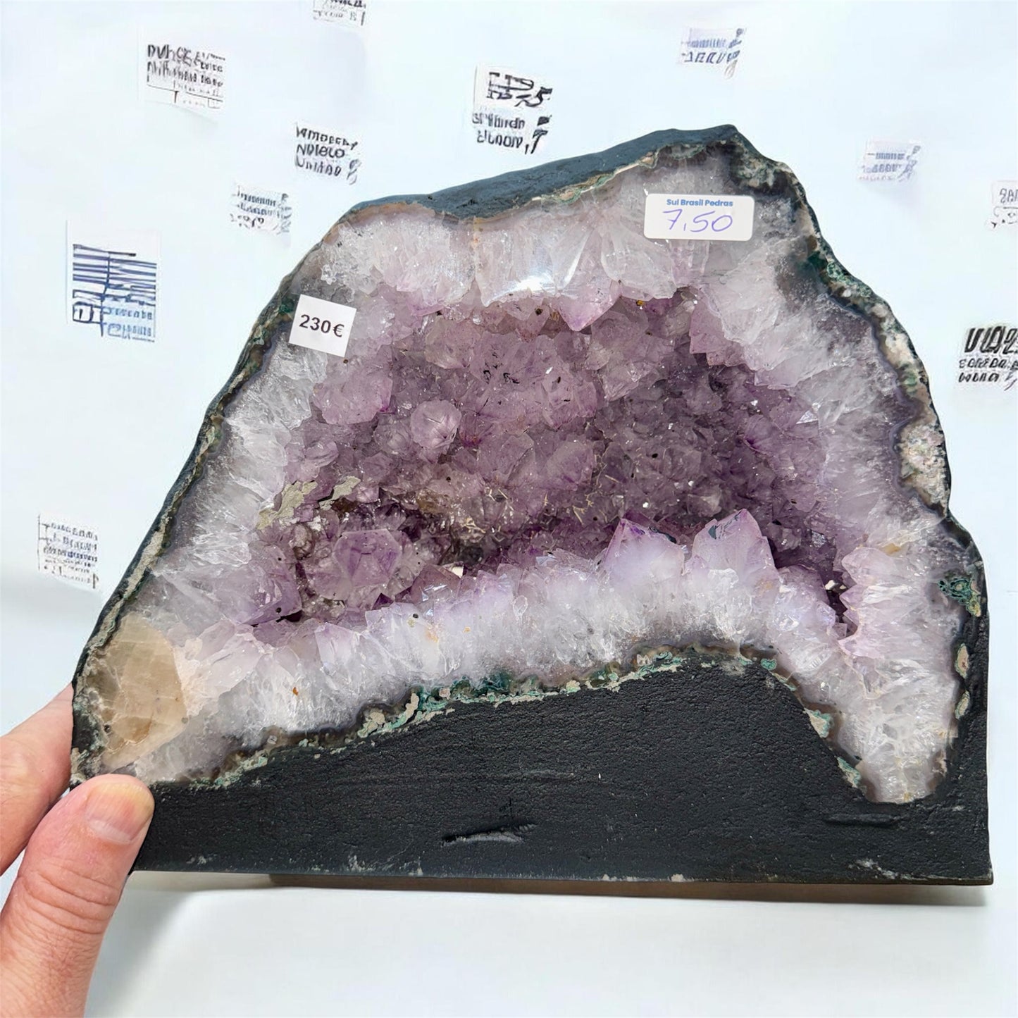 Geoda de amatista 7,5 kg.