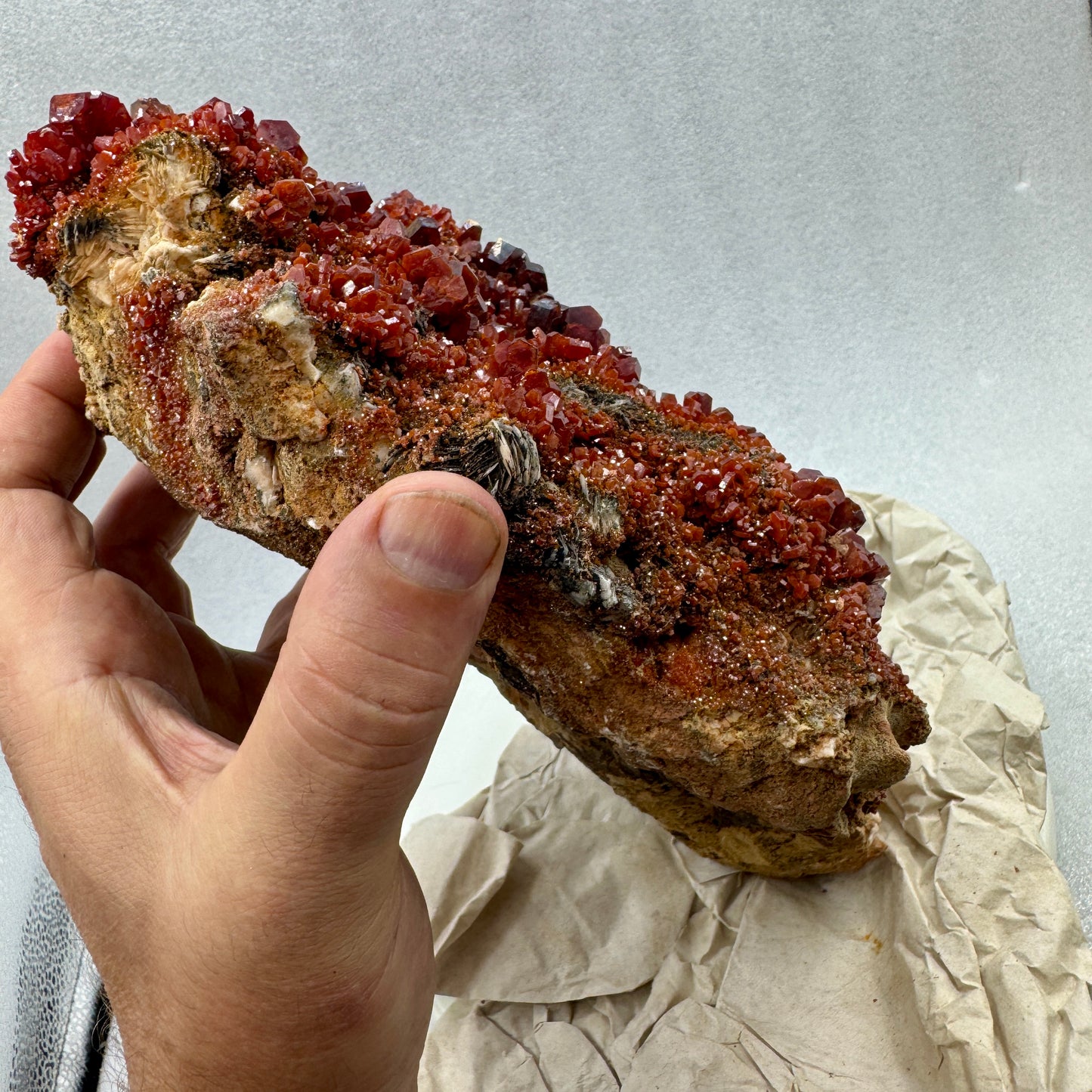 Vanadinita 5,9 kg. de Marruecos