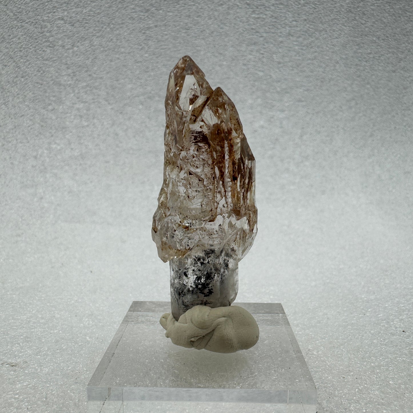 Cuarzo cetro hidrocarburos fluorescente