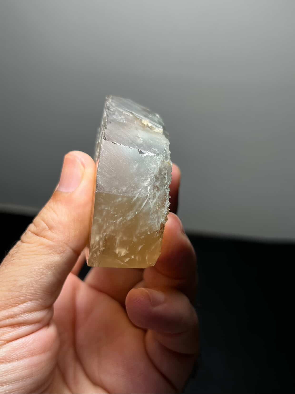 Topacio azul con mica Ucrania