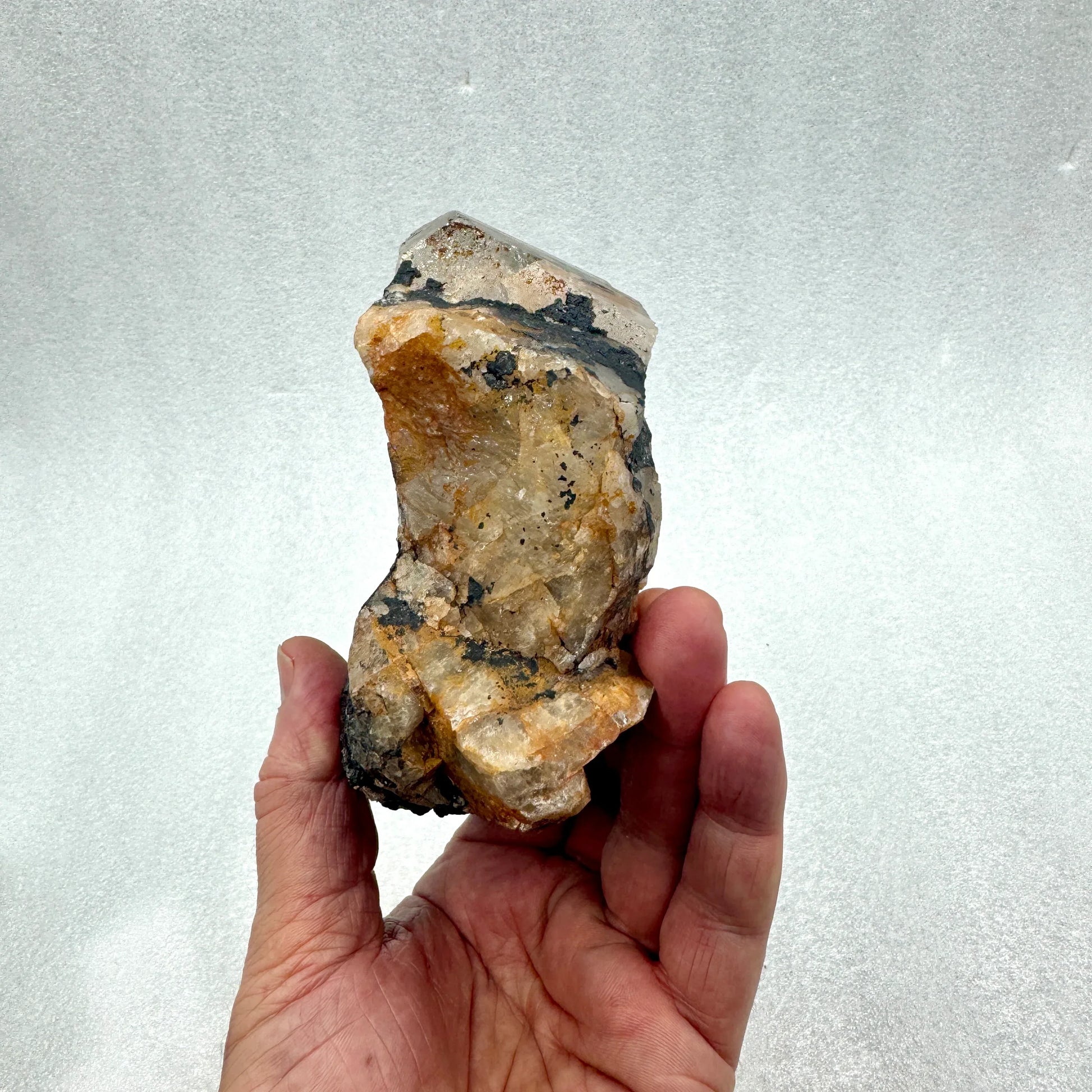 Cuarzo con inclusiones y Record Keeper - Munay Minerales Palma de Mallorca Spain 