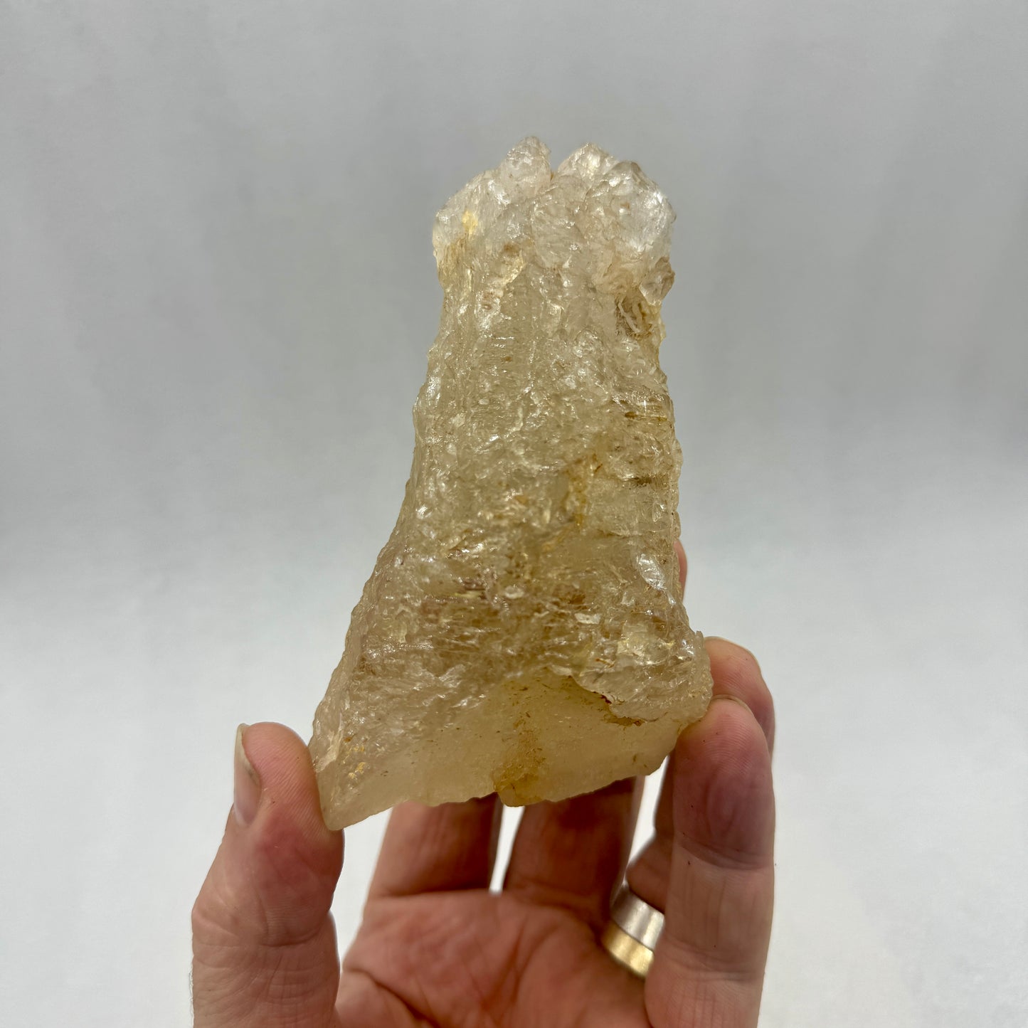 Citrino natural grabado