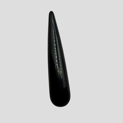 Black obsidian massager