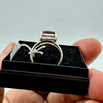 Ametrine ring in sterling silver