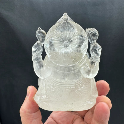 Dios Ganesha Ganesh Ganapati 600 g. cuarzo - Munay Minerales Palma de Mallorca Spain 